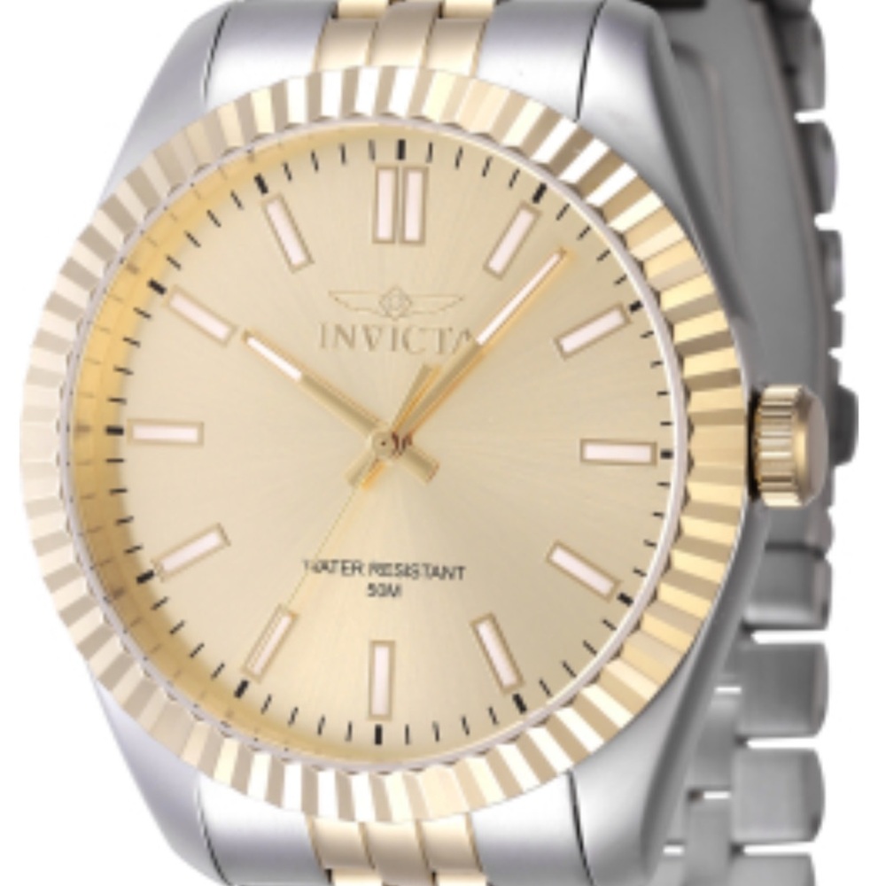 Invicta Gold and Silver Classic Watch